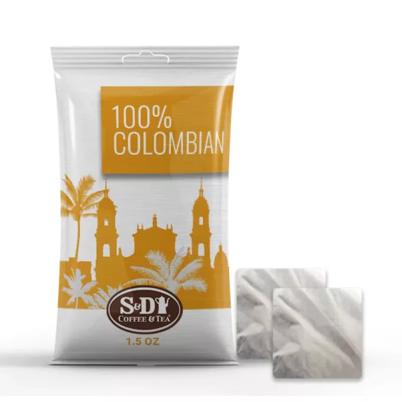 100% Colombian Ground Coffee Filter Pack