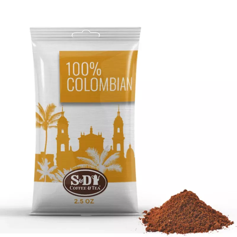 100% Colombian Ground Coffee Pack