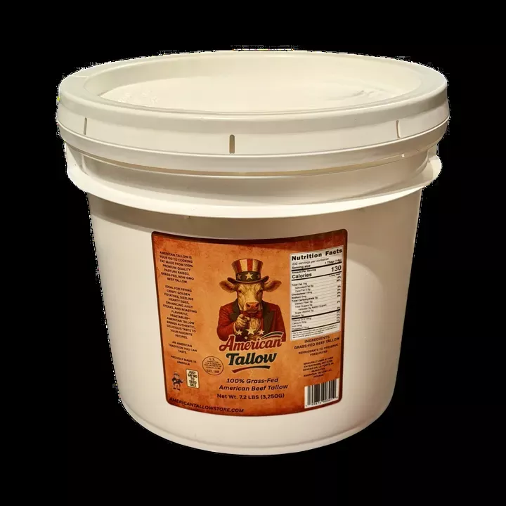 100% Grass-Fed Beef Tallow – 1 Gallon