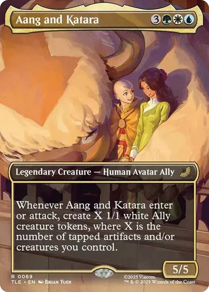 Aang and Katara (Borderless) - Avatar: The Last Airbender: Eternal-Legal - #0069