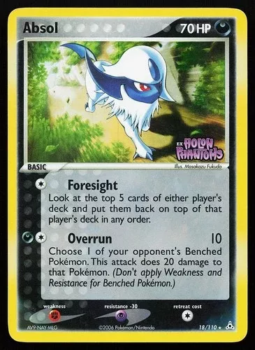 Absol (Holo Stamped) - 18/110 - EX Holon Phantoms