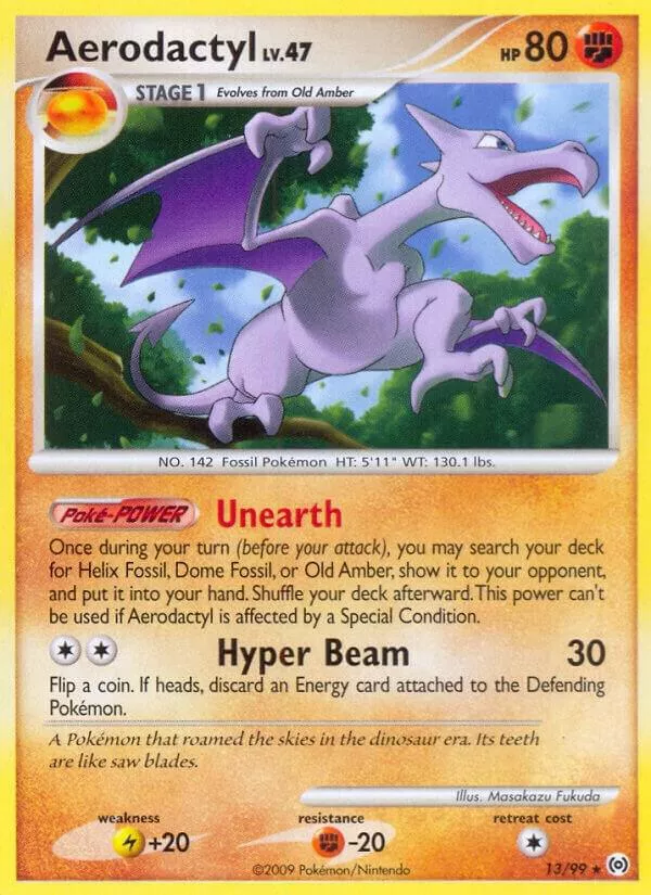 Aerodactyl (Reverse Holofoil) - Arceus - #13/99