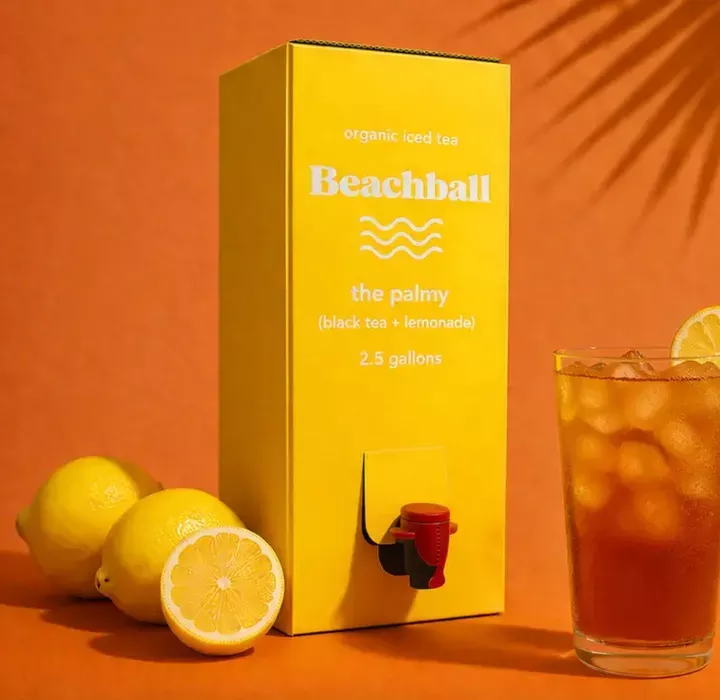 "Beachball" Organic Iced Tea - Black Tea & Lemonade (2.5 GAL)