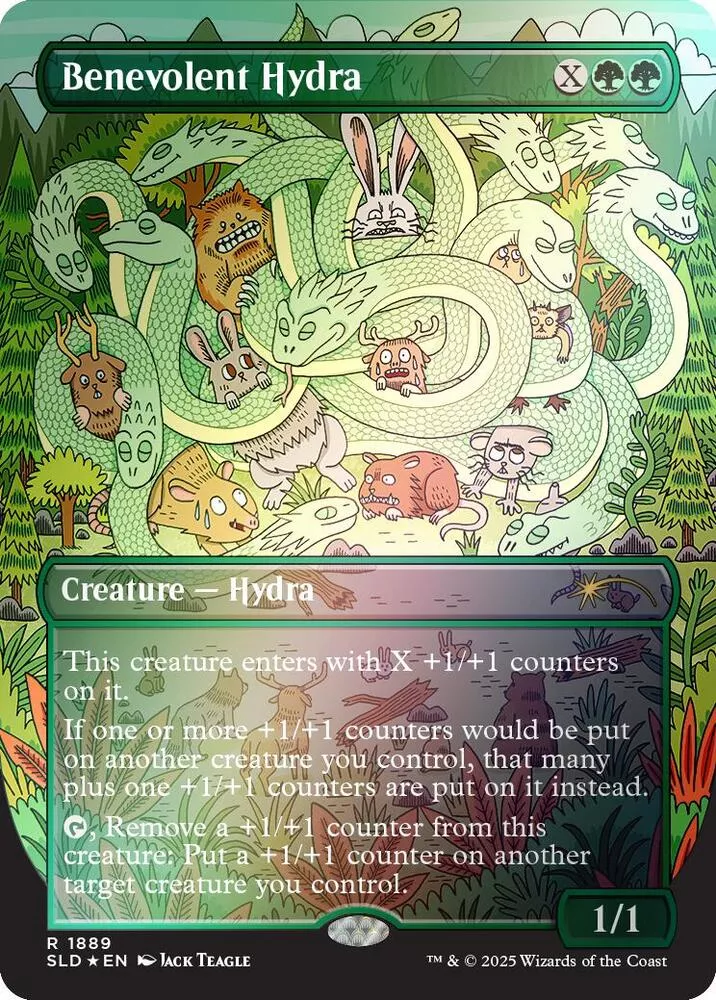 Benevolent Hydra (Rainbow Foil) - Secret Lair Drop Series #1889