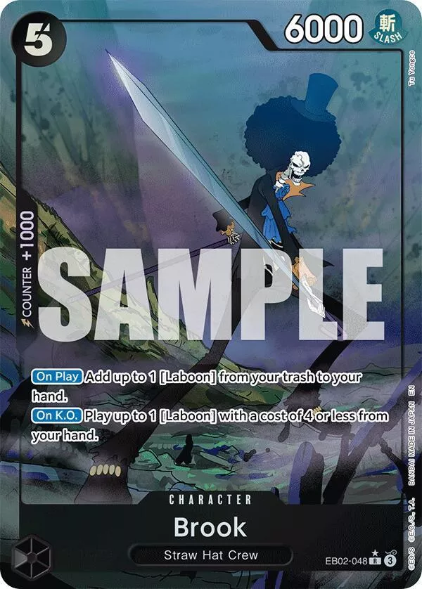 Brook (Alternate Art) - Extra Booster: Anime 25th Collection - EB02-048