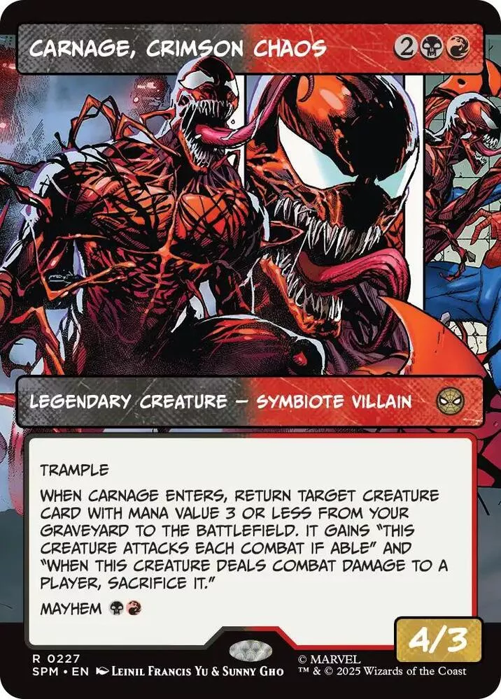 Carnage, Crimson Chaos (Borderless) - Marvel's Spider-Man - #0227