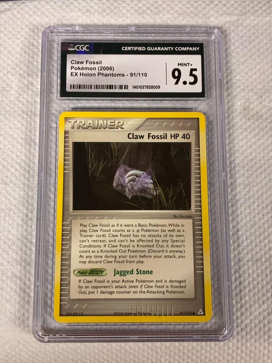 Claw Fossil - Holon Phantoms - (CGC Graded 9.5)