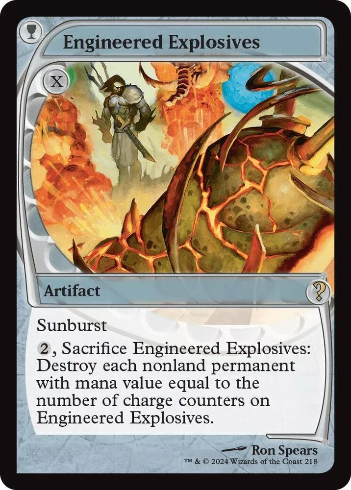 Engineered Explosives (Future Sight) (Foil) - Mystery Booster 2 #218