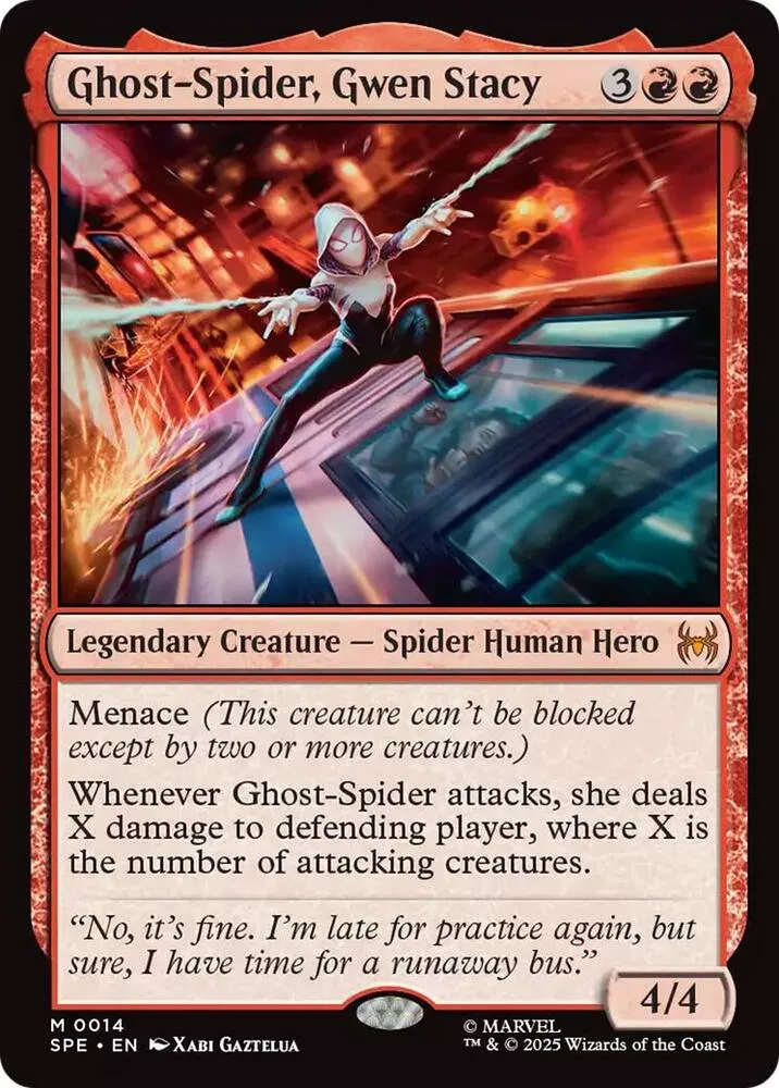 Ghost-Spider, Gwen Stacy (Foil) - Marvel's Spider-Man: Eternal-Legal - #0014