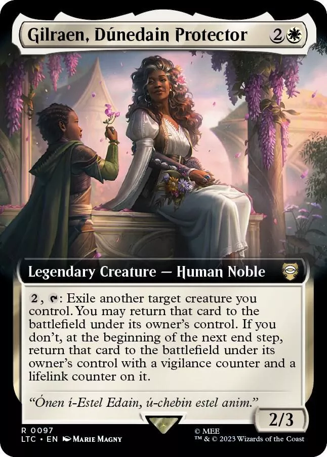 Gilraen, Dunedain Protector (Extended Art) - Commander: The Lord of the Rings: Tales of Middle-earth -#0097