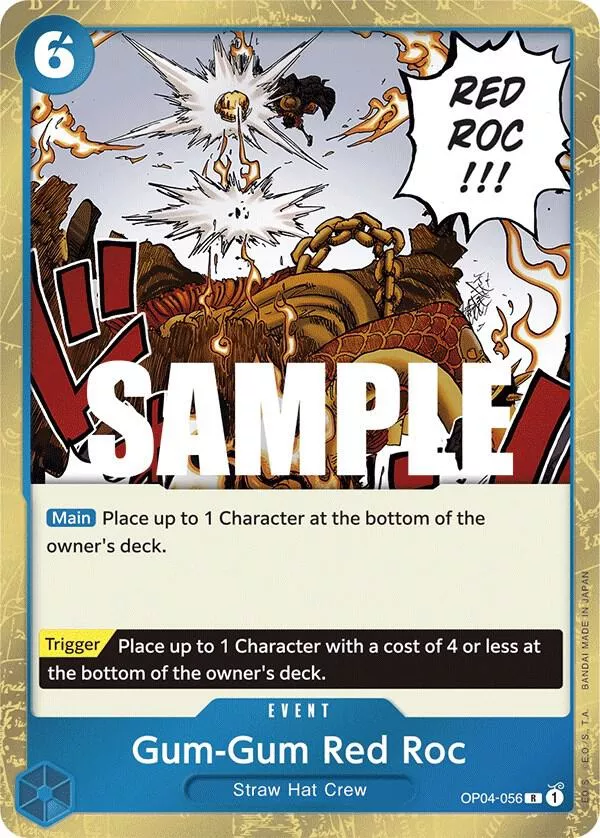 Gum-Gum Red Roc - Kingdoms of Intrigue - OP04-056