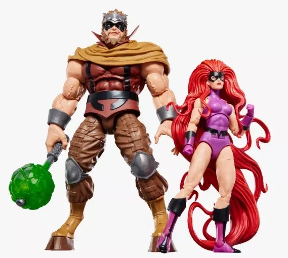 Hasbro Marvel Legends Series Inhumans Medusa and Gorgon 6-in Action Figure Set 2-Pack