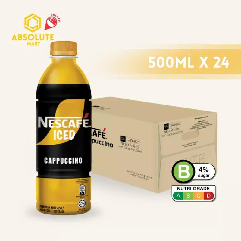 NESTLE Nescafe Barista Blend Iced Cappuccino 500ML X 24 (BOTTLE)
