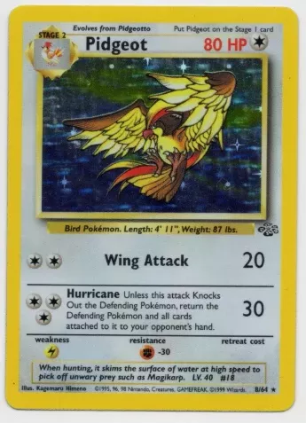 Pidgeot (Holo) - Jungle Unlimited - 8/64