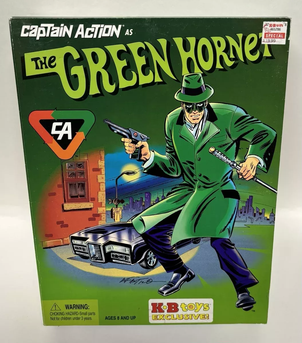 (Pre-Owned) Captain Action as The Green Hornet Action Figure KB Toys Exclusive Playing Mantis