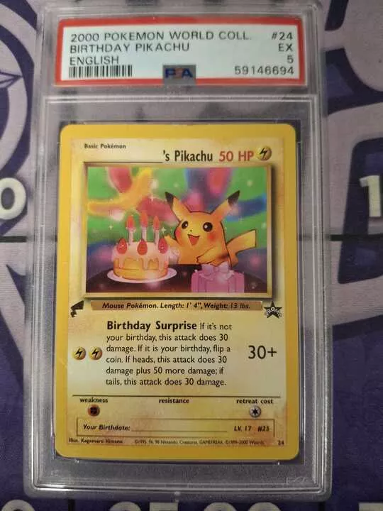 ______'s Pikachu - Pikachu World Collection Promos (PSA Graded 5)
