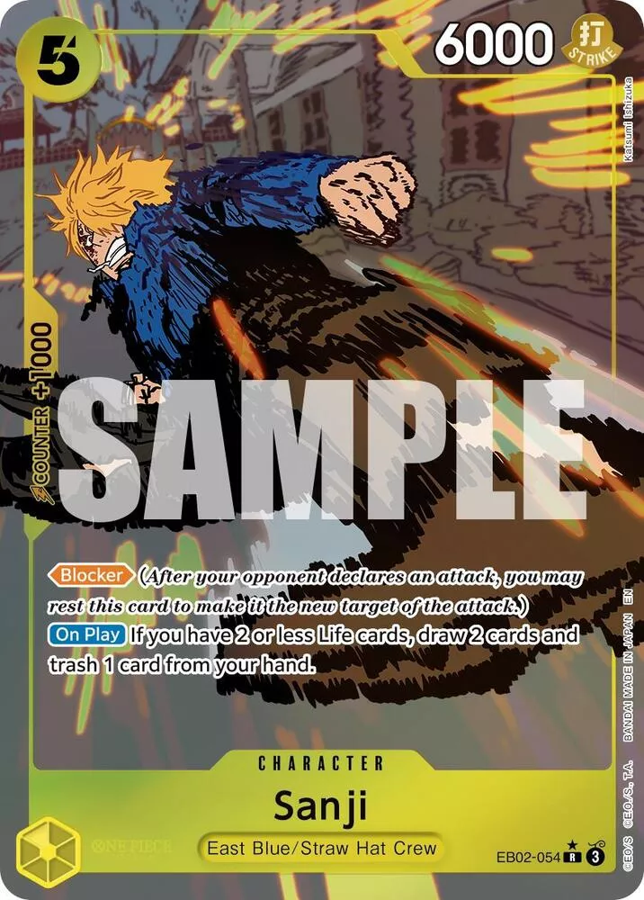 Sanji (Alternate Art) - Extra Booster: Anime 25th Collection - EB02-054