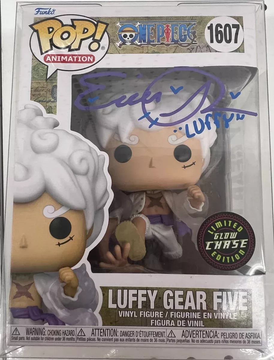 (Signed by Erica Schroeder) Funko Pop! Animation: One Piece - Luffy Gear Five (Chase) #1607 (JSA Cert# CF82739)