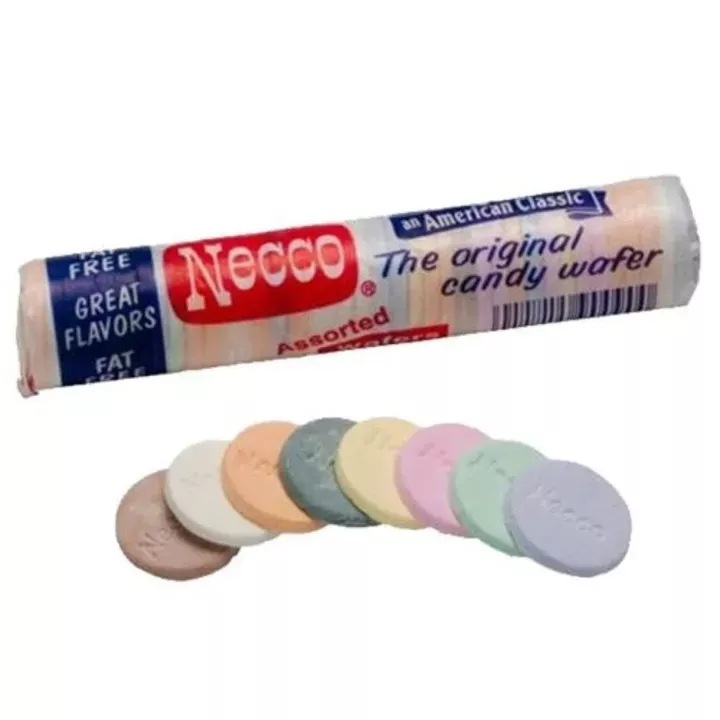 Spangler Necco Wafers Assorted Flavors Roll 2oz - 24ct