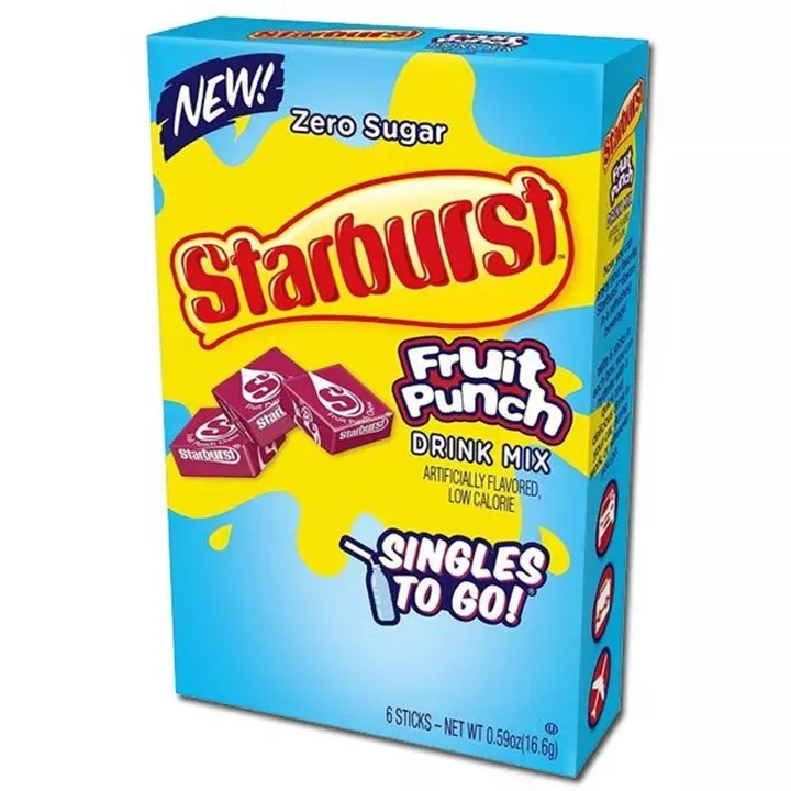 Starburst Fruit Punch Drink Mix 0.59oz - 12ct