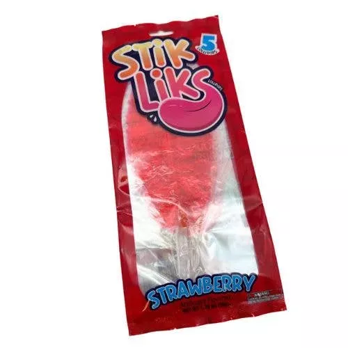 Stik Liks Strawberry 5pc 1.75oz - 12ct