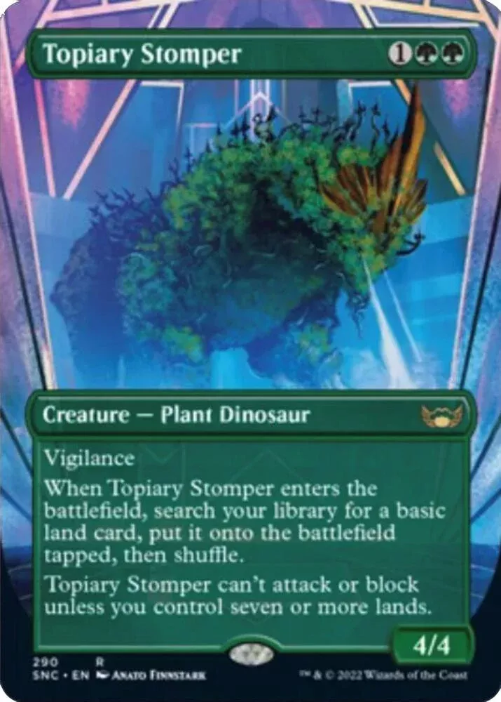 Topiary Stomper (Borderless) (Foil) - Streets of New Capenna - #290