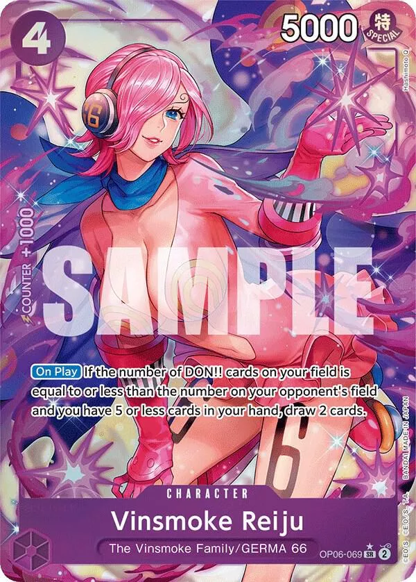 Vinsmoke Reiju (069) (Alternate Art) - Wings of the Captain OP06-069