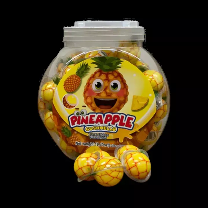 Zoomi Pineapple Gushmello Gummy Candy Jar 0.35oz - 55ct