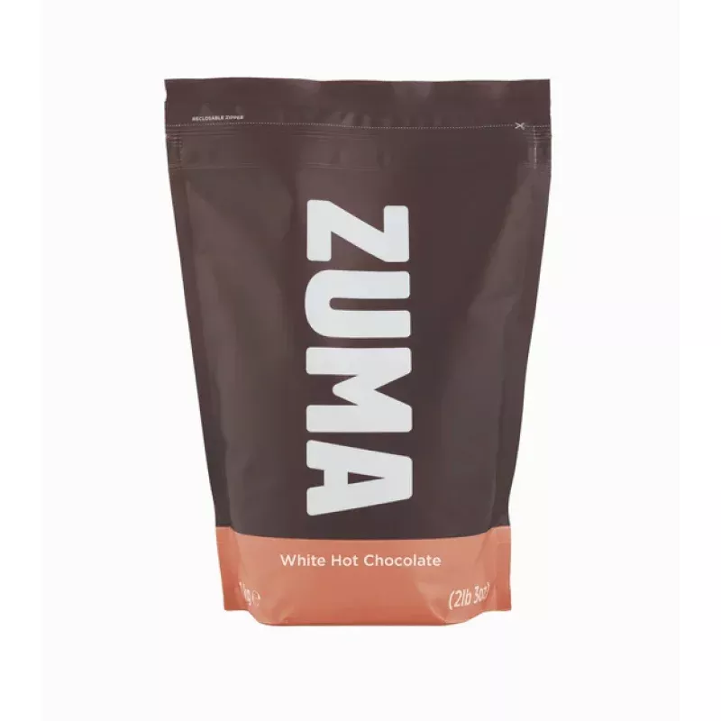 Zuma WHITE Hot Chocolate Powder Mix (1kg bag)